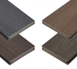 KS인증 무늬목 합성데크 150x25 (솔리드)
